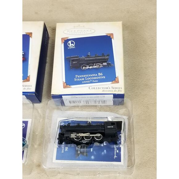 Hallmark Keepsake Lionel Train Blue Comet 400E 2002 Pennsylvania B6 2005 NEW - Picture 3 of 9